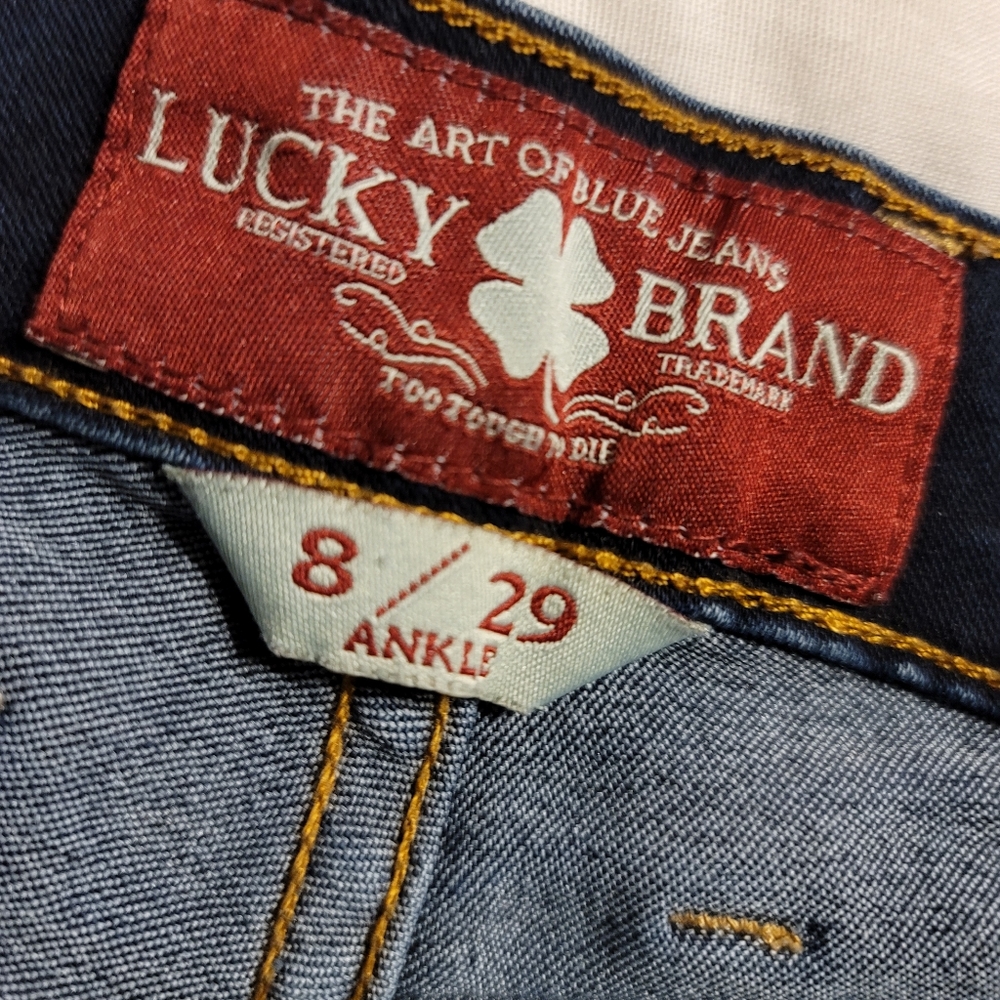 LUCKY BRAND CHARLIE BABY BOOT JEAN Vintage Low Rise Boot Cut Denim stretch comfy - Picture 13 of 16